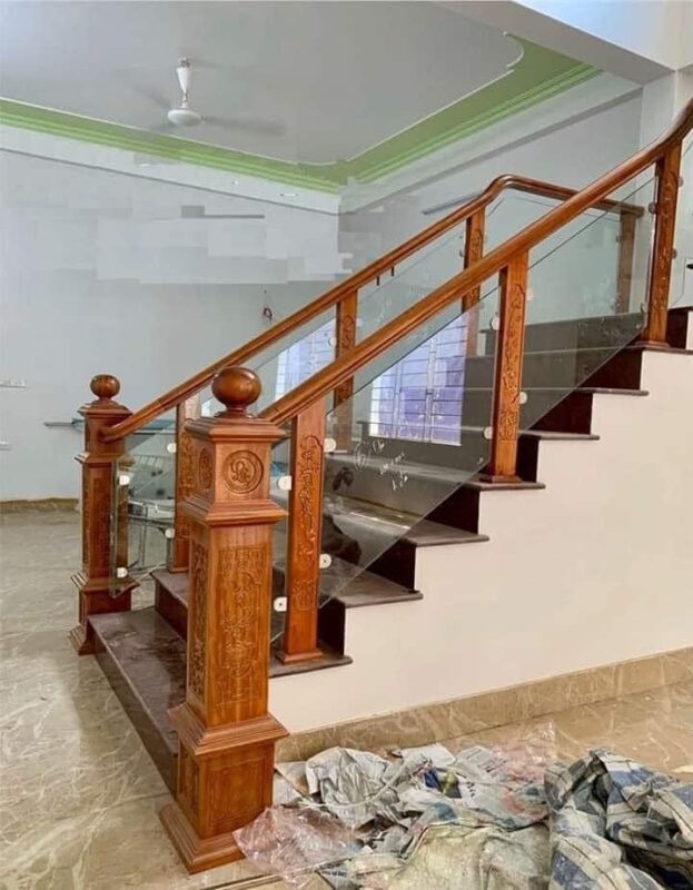 17 cầu thang kính